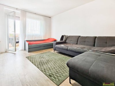 Gepflegte 2-Zimmer-Wohnung mit Süd-Balkon in Straßgang. - Sofort verfügbar mit optionalem Mobiliar, ideale Infrastruktur.