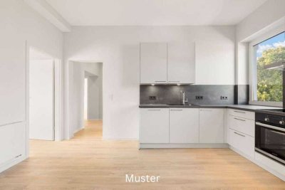 Hochwertig sanierte Wohnung mit Küche - Musterfotos!