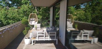 Moderne Wohnung mit Penthouse-Charakter und riesiger Terrasse (34m²) an der Promenade im naturnahen Geidorf!