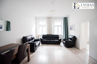 Helle und gemütliche 3-Zimmer-Altbauwohnung mit optimaler Raumaufteilung, Top Infrastruktur!