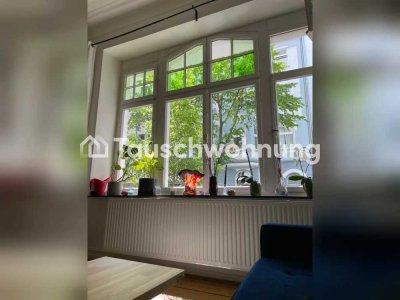 Tauschwohnung: Altbauwohnung mit Garten 3 Zimmer suche 2 Zimmer
