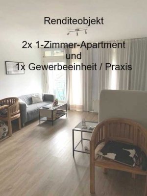 Drei Objekte, ein Preis