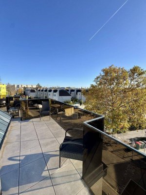 Luxury Living! Penthouse mit knapp 30qm Dachterrasse! Skyline und Kahlenberg Blick! Garage verfügbar!