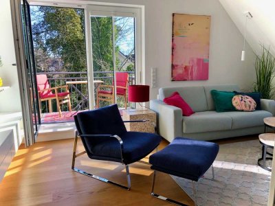 Sonnige Designerwohnung mit bester exklusiver Ausstattung im schönsten Teil Waldtruderings