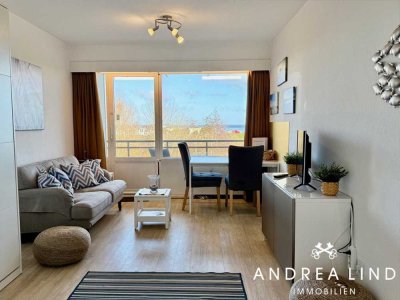 Gemütliche Meerblickwohnung direkt am Sandstrand mit Balkon - Cuxhaven-Döse