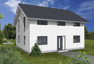 "Ihr zukünftiges Zuhause erwartet Sie" bauen mit Schuckhardt Massiv Haus.