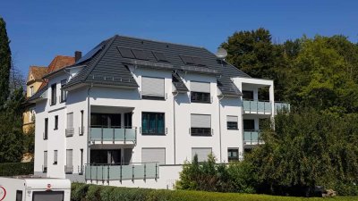 Exklusive 4,5-Zimmer-Dachgeschosswohnung mit Einbauküche und Balkon in Rechberghausen