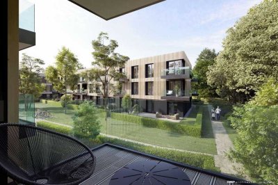 Ganz oben: Helle 2-Zimmer-Wohnung mit großem Ost-Balkon Richtung Wald