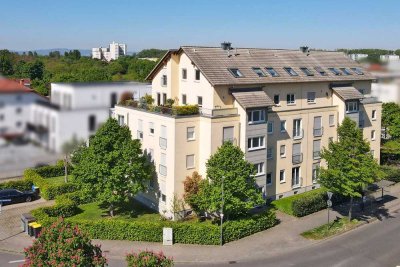 Traumhafte Maisonette-Dachgeschosswohnung mit Panorama-Dachterrasse und zwei Tiefgaragenstellplätzen