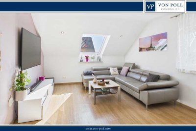 Dachjuwel mit Balkon und Garten