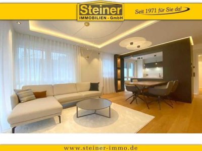 Best-Lage: 3-Zimmer-Wohnung ca. 82 m², Garten/Terrasse,  Küche, voll möbliert, Garage groß