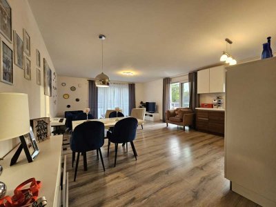 Exklusive 3-Zimmer-Wohnung mit zwei Bädern und hochwertiger Einbauküche in Griesheim