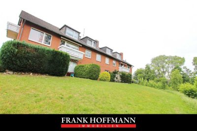 Gut geschnittene 2-Zimmer-Wohnung mit Balkon und Stellplatz in Hanstedt.