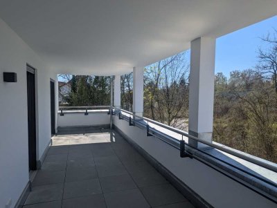 Wohnen in Mittefels ! Neubauwohnung mit großer überdachter Terrasse!