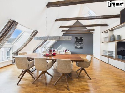 Exklusives City-Penthouse in St. Veit: Luxus, vollmöbliert - mega Aussicht und Tiefgarage!