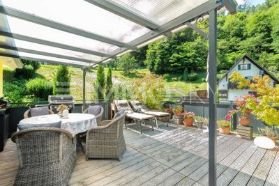 Weite spüren, Zuhause sein: Einfamilienhaus mit Wow-Blick