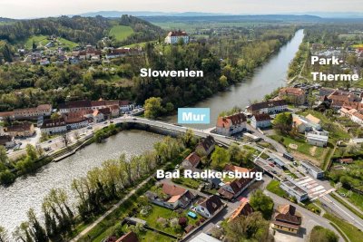 * ERSTBEZUG * DOPPELHAUSHÄLFTE bzw. WOHNUNG mit SÜDBALKON am Stadtrand von Bad Radkersburg