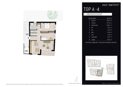 Provisionsfrei: 3 Zimmer Terrassenwohnung