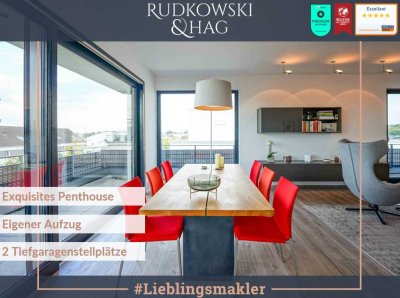 Herrliches  Penthouse I Sonnenterrasse | 
 2 TG-Stellplätze I eigener Aufzug