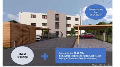 Neubauvorhaben in Freiburg-Betzenhausen: Komfortable 4-Zimmer-Eigentumswohnung