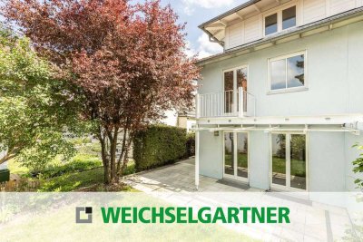 Stilvolle Doppelhaushälfte nahe Ostpark mit eingewachsenem Garten und ausgebautem Dachgeschoss