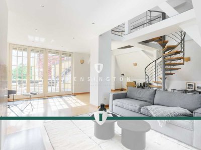 KENSINGTON - Exklusiv -  besondere 5-Zimmer Dachgeschosswohnung mit individuellem Charme zum Innenho