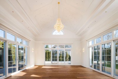 VILLA IM WOHNPARK FONTANA – MIT KAMIN, POOL &amp; GARTEN IN OBERWALTERSDORF