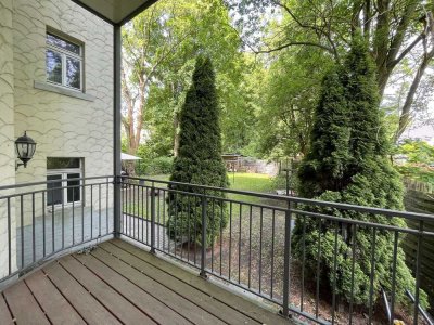 3 Zimmer, 85m² mit neuem Bad und Balkon ins Grüne!