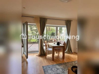 Tauschwohnung: Biete 1-Zimmerwohnung mit großer Terasse