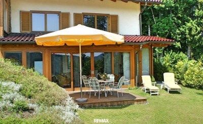 Exklusive Gartenwohnung in sonniger Ruhelage in traumhafter Villa auf 800 m Seehöhe zu vermieten