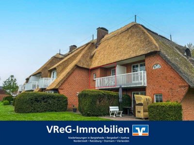 Gepflegte Ferienwohnung unter Reet mit Blick ins Grüne - Büsumer Deichhausen