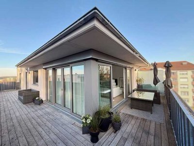 Penthaus mit SW-Dachterrasse und Panoramablick - pünktlich zum Frühlingsauftakt