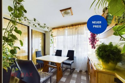 Charmante 3-Zimmer-Wohnung in Seenähe mit Loggia und Wintergarten