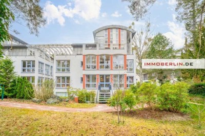 IMMOBERLIN.DE - Großzügig in Toplage! Charmante Wohnung mit Loggia, Terrassen & 2 Tiefgaragenplätzen