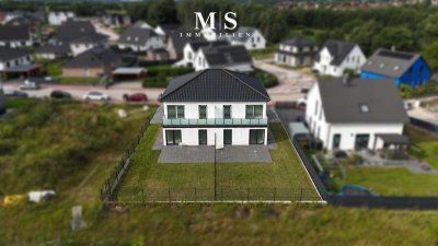 Exklusive Neubau DHH – hochwertig, energieeffizient mit finalem Feinschliff