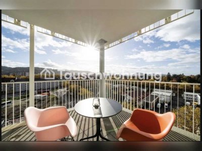 Tauschwohnung: helle 3-Zimmer Wohnung mit umlaufendem Balkon