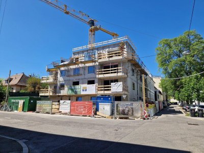 Charmante 2 Zimmer Wohnung mit großem Garten ! Rohbau fertiggestellt !