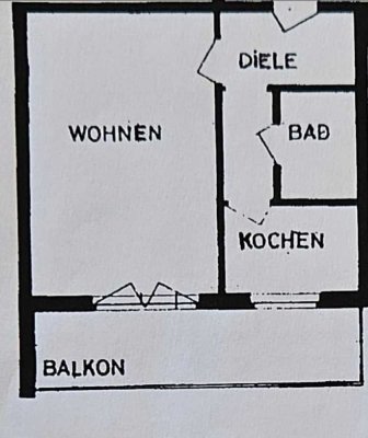 Schönes 1-Zimmer-Apartment mit Balkon, Einbauküche & Stellplatz – Bad Wiessee