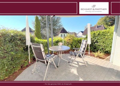 Top geschnittene Wohnung mit Südterrasse, nur wenige Schritte zum Zentrum und zum Strand!