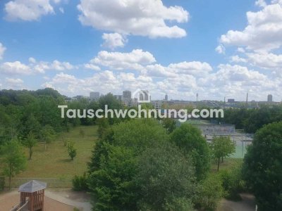 Tauschwohnung: 2 Zimmer mit Blick ins Grüne