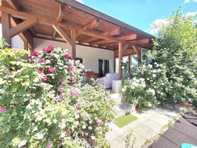 Exklusives Haus mit Resort-Feeling, Keller und Garage – Garten, Pool, Sauna und Wellnessbereich