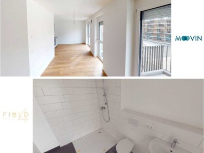 Großzügige 2-Zimmer-Wohnung mit EBK und BALKON im Neubauquartier FIELD 4