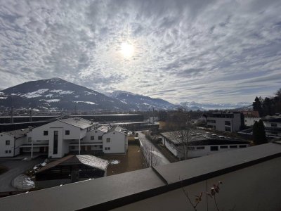 Fritzens: Sonnige 3-Zimmer-Terrassenwohnung mit Kachelofen am Sonnenhang
