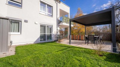 Moderne EG-Wohnung mit Garten, Terrasse & KfW-55-Effizienz