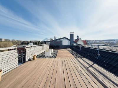 Exklusive Eigentumswohnung mit Kamin & Panorama-Dachterrasse im Briller Viertel