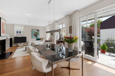 Stilvolle 3-Zimmer-Wohnung mit Kamin, Klimaanlage, EBK & Stellplatz