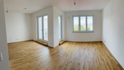 Penthouse-Wohnung Neubau-Erstbezug in Steglitz! Sehr helle 2 Zimmer, 2 Bäder und Dachterrasse