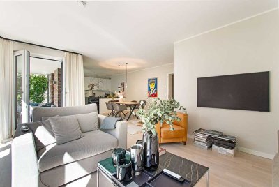 Stilvolle Oase in ruhiger, wunderschön grüner Innenhoflage: Elegante 3-Zimmer-Wohnung in Winterhude!