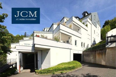 Ausblick garantiert - 2-ZKB-Wohnung mit Dachterrasse, Aufzug und Tiefgaragenstellplatz in Bad Ems
