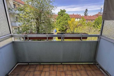 Gestaltbare 2-Zimmerwohnung mit praktischem Grundriss & Balkon in Fürth